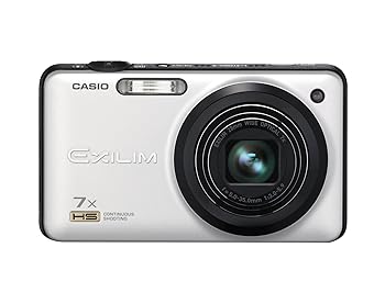 【中古】CASIO デジタルカメラ EXILIM 1610万画素 光学ズーム7倍 EX-ZR15WE｜ハッピーストア藤岡
