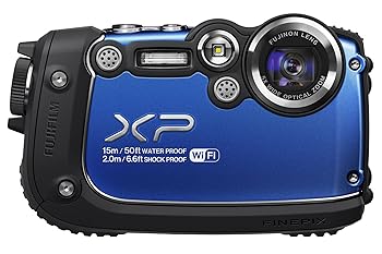 【中古】FUJIFILM デジタルカメラ 1640万画素 ズーム光学5倍 ブルー FX-XP200BL|ハッピーストア藤岡