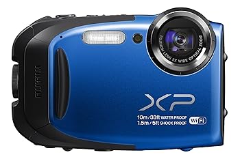 【中古】(非常に良い)FUJIFILM コンパクトデジタルカメラ XP70BL ブルー F FX-XP70BL|ハッピーストア藤岡
