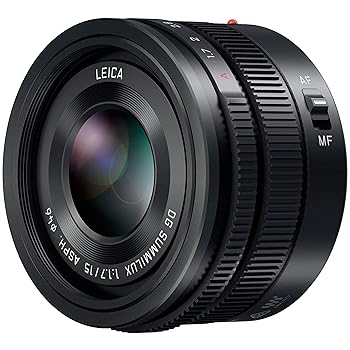 【中古】パナソニック(Panasonic) 単焦点 広角レンズ マイクロフォーサーズ用 ライカ DG SUMMILUX 15mm/F1.7 ASPH. ブラック H-X015-K｜ハッピーストア藤岡