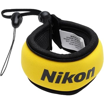 【中古】(非常に良い)Nikon Coolpixフローティングカメラストラップ(イエロー)|ハッピーストア藤岡