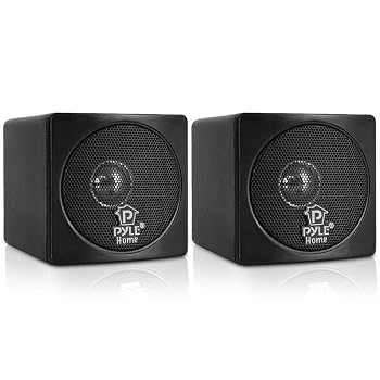 【中古】【Pyle 最大100W ミニキューブ型フルレンジスピーカー(ペア) ３インチ・ブックシェルフ・スピーカー】周波数応答: 90 Hz ~18 kHz インピーダンス｜ハッピーストア藤岡 17,651円