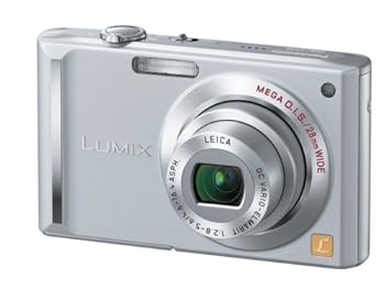 【中古】(非常に良い)パナソニック デジタルカメラ LUMIX (ルミックス) プレシャスシルバー DMC-FX55-S｜ハッピーストア藤岡