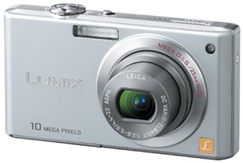 【中古】パナソニック デジタルカメラ LUMIX (ルミックス) FX37 プレシャスシルバー DMC-FX37-S｜ハッピーストア藤岡
