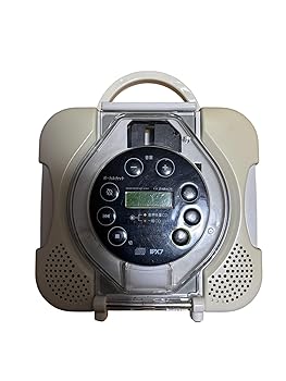 【中古】TWINBIRD 防水CDプレーヤー CD ZABADY ホワイト AV-J165W|ハッピーストア藤岡