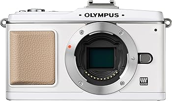 【中古】OLYMPUS マイクロ一眼 PEN E-P2 ボディ ホワイト E-P2BODY-WHT｜ハッピーストア藤岡