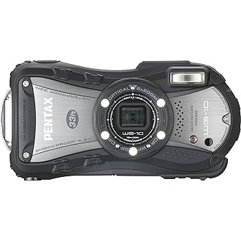 【中古】PENTAX 防水デジタルカメラ PENTAX WG-10 ブラック 1cmマクロ マクロスタンド付属 PENTAX WG-10BK 12658|ハッピーストア藤岡