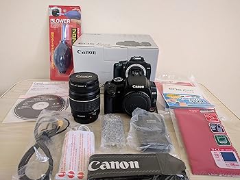 【中古】Canon デジタル一眼レフカメラ EOS Kiss デジタル X レンズキット ブラック KISSDXB-LKIT|ハッピーストア藤岡