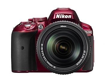 【中古】Nikon デジタル一眼レフカメラ D5300 18-140VR レンズキット レッド D5300LK18-140VRRD|ハッピーストア藤岡