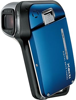 【中古】(非常に良い)SANYO 防水デジタルムービーカメラ Xacti (ザクティ) DMX-CA8 ブルー DMX-CA8(L)|ハッピーストア藤岡