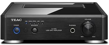 【中古】(非常に良い)TEAC Reference 01 USB DAC/ステレオプリメインアンプ ブラック A-H01-B|ハッピーストア藤岡