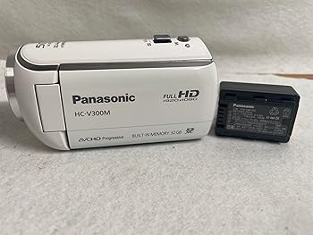 【中古】パナソニック デジタルハイビジョンビデオカメラ V300 内蔵メモリー32GB パールホワイト HC-V300M-W｜ハッピーストア藤岡