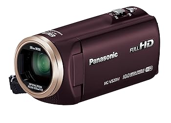 【中古】(非常に良い)パナソニック デジタルハイビジョンビデオカメラ V520 内蔵メモリー32GB ブラウン HC-V520M-T|ハッピーストア藤岡