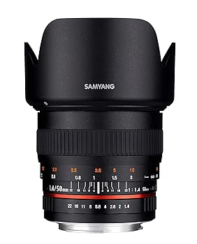 【中古】SAMYANG 単焦点標準レンズ 50mm F1.4 マイクロフォーサーズ用 フルサイズ対応｜ハッピーストア藤岡