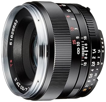 【中古】(非常に良い)Carl Zeiss 単焦点レンズ PLANART1.4/50BKZF2N ブラック 822924｜ハッピーストア藤岡