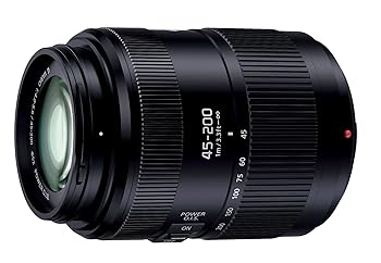 【中古】(非常に良い)パナソニック 望遠ズームレンズ マイクロフォーサーズ用 ルミックス G VARIO 45-200mm/F4.0-5.6 II ASPH. /POWER O.I.S. H-FSA45200｜ハッピーストア藤岡