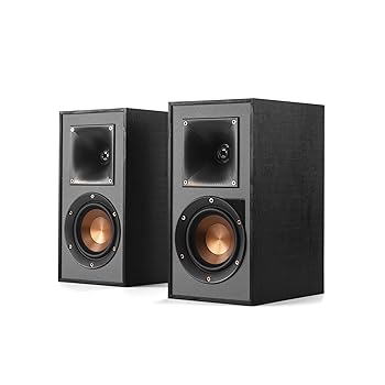 【中古】Klipsch ホームスピーカー R-41M パワフル ディテールに凝ったブックシェルフスピーカー 2個セット ブラック｜ハッピーストア藤岡