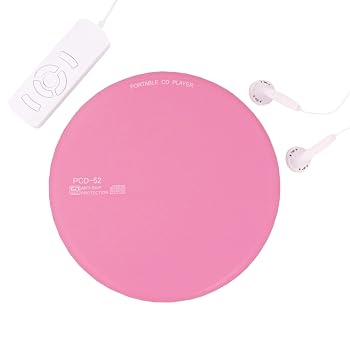 【中古】(非常に良い)WINTECH【リモコン付きポータブルCDプレーヤー】PCD-52P ピンク 音飛び防止機能 プログラム再生 リピート再生 単三乾電池×2本(別売) ACアダプタ|ハッピーストア藤岡