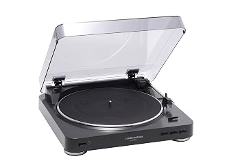 【中古】(非常に良い)audio-technica ステレオターンテーブルシステム ブラック AT-PL300 BK|ハッピーストア藤岡
