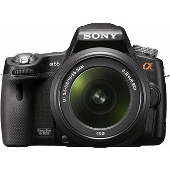 【中古】SONY ミラーレス一眼 α55 ズームレンズキット DT 18-55mm F3.5-5.6 SAM付属 SLT-A55VL｜ハッピーストア藤岡