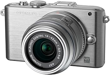 【中古】OLYMPUS ミラーレス一眼 PEN Lite E-PL3 レンズキット シルバー E-PL3 LKIT SLV｜ハッピーストア藤岡