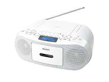 【中古】ソニー CDラジオカセットコーダー S50 ホワイト CFD-S50/W|ハッピーストア藤岡