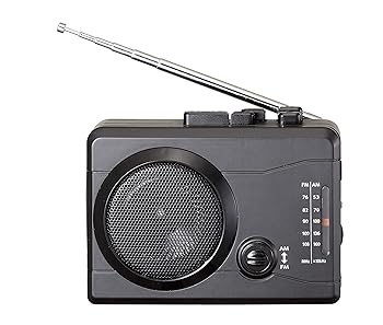 【中古】(非常に良い)キヨラカ AM/FMラジカセデジタル保存カセットレコーダー「楽々ラジカセ」KR-01｜ハッピーストア藤岡