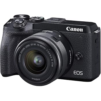 【中古】Canon EOS M6 Mark II Kit (with 15-45mm lens) Mirrorless camera International Version - Black｜ハッピーストア藤岡