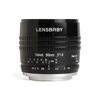 【中古】Lensbaby - ベルベット56 - Nikon F用 - ソフトでベルベットのような効果 - マクロやポートレートに最適 - グロー効果｜ハッピーストア藤岡