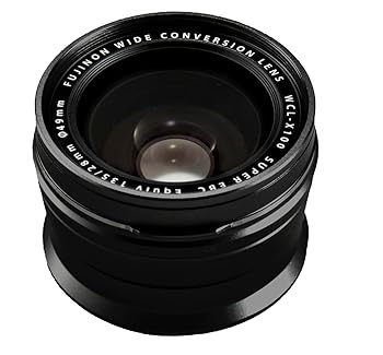 【中古】(非常に良い)富士フイルム(FUJIFILM) X100用ワイドコンバージョンレンズ ブラック WCL-X100B II｜ハッピーストア藤岡