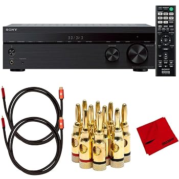 【中古】Sony STRDH590 5.2 マルチチャンネル 4K HDR AVレシーバー デコギアHDMIケーブルバンドル｜ハッピーストア藤岡