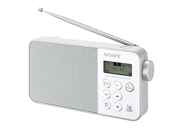 【中古】(非常に良い)ソニー XDR-55TV W ホワイト FM/AM/ワンセグTVラジオ ステレオイヤホン 乾電池/ACアダプター おやすみタイマー｜ハッピーストア藤岡