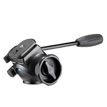 【中古】Velbon フリュード雲台 FHD-53D 中型 底面径44mm ビデオ撮影用 DIN規格クイックシュー対応 プラスチック製 470201|ハッピーストア藤岡
