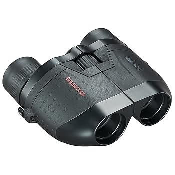 【中古】Tasco ES82425Z Essentials Porro Prism Porro MC Zoom Box Binoculars, 8.24 x 25 mm. - Black|ハッピーストア藤岡
