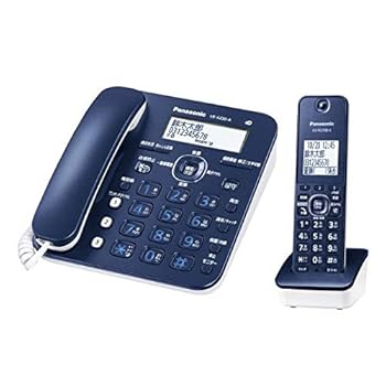 【中古】(非常に良い)パナソニック 電話機 RU・RU・RU VE-GZ30DL-A [ネイビーブルー]｜ハッピーストア藤岡