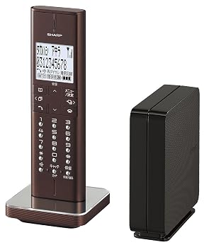 【中古】シャープ 電話機 コードレス 迷惑電話機拒否機能 ブラウン系 JD-XF1CL-T|ハッピーストア藤岡