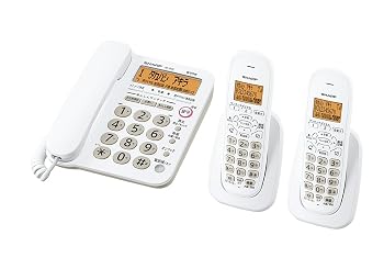 【中古】(非常に良い)シャープ 電話機 コードレス 子機2台 JD-G32CW|ハッピーストア藤岡