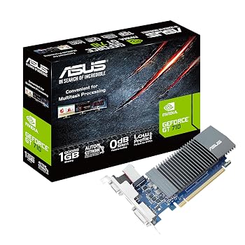【中古】ASUSTek NVIDIA GT710搭載ビデオカード GT710-SL-1GD5-BRK|ハッピーストア藤岡