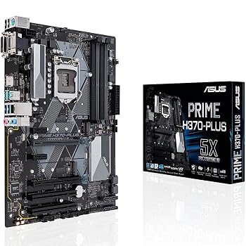 【中古】(非常に良い)ASUS Prime H370-Plus LGA1151 (300シリーズ) DDR4 HDMI DVI VGA M.2 ATX マザーボード。｜ハッピーストア藤岡