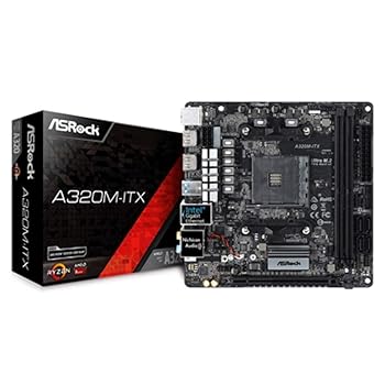 【中古】ASRock AMD A320チップセット搭載 Mini-ITXマザーボード A320M-ITX｜ハッピーストア藤岡