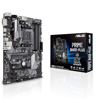 【中古】(非常に良い)ASUS AMD B450 搭載 AM4対応 マザーボード PRIME B450-PLUS 【ATX】【 第3世代 AMD Ryzen CPU に対応】|ハッピーストア藤岡