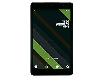 【中古】(非常に良い)au KYOCERA Qua tab QZ8 モカブラック KYT32SKA 白ロム|ハッピーストア藤岡
