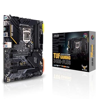 【中古】(非常に良い)ASUS INTEL Z490 搭載 LGA1200 対応 TUF GAMING Z490-PLUS 【 ATX 】|ハッピーストア藤岡
