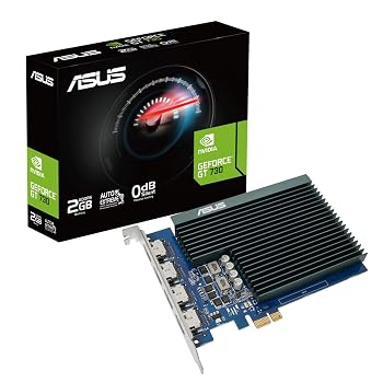 【中古】ASUS NVIDIA GeForce GT730 ファンレスモデル 2GB GT730-4H-SL-2GD5｜ハッピーストア藤岡