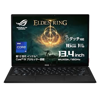 【中古】ASUS ゲーミングノートPC ROG Flow Z13 13.4インチ GeForce RTX 3050 Ti Core i9-12900H メモリ16GB SSD1TB リフレッシュレート120Hz RGBキーボ｜ハッピーストア藤岡