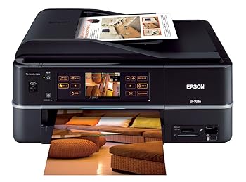 【中古】(非常に良い)EPSON Colorio インクジェット複合機 EP-903A 有線・無線LAN標準搭載 カンタンLEDナビ搭載 前面二段給紙カセット 自動両面印刷標準 6色染料イン|ハッピーストア藤岡