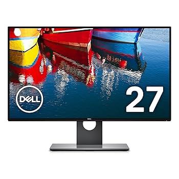 【中古】(非常に良い)Dell ディスプレイ モニター U2717D/27インチ/QHD/IPS/6ms/DPx2(MST),mDP,HDMI/sRGB99%/USBハブ｜ハッピーストア藤岡