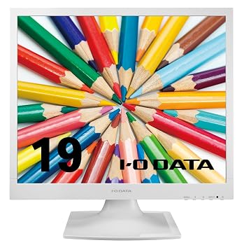 【中古】I-O DATA 19型スクエア液晶ディスプレイ ホワイト LCD-AD192SEDSW|ハッピーストア藤岡