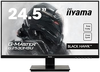 【中古】(非常に良い)iiyama ゲーミング モニター ディスプレイ G2530HSU-B1 (24.5インチ/1ms/フルHD/TN/DisplayPort,HDMI,D-sub)|ハッピーストア藤岡
