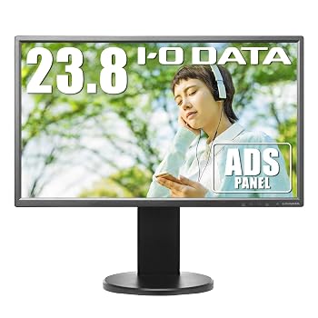 【中古】IODATA モニター 23.8インチ FHD 1080p ADSパネル 非光沢 (高さ調整/縦横回転/VESA対応///日本メーカー) EX-LD2383DBS|ハッピーストア藤岡